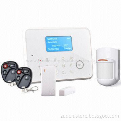 GSM Security Systems with Touch Keypad, Temperature Sensor, CID Protocol